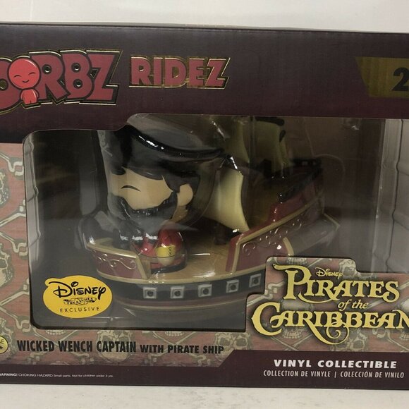 Funko Dorbz Ridez 29 Pirates of The Caribbean Wicked Wench Captain - Picture 2 of 7